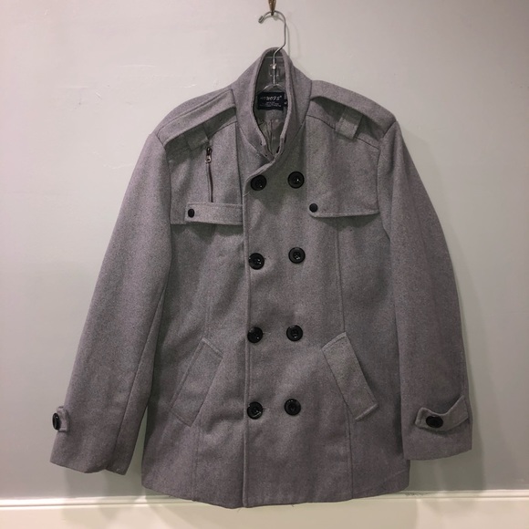 AOWOFS Winter Wool Pea Coats Overcoa Size XL/EL - Picture 1 of 7